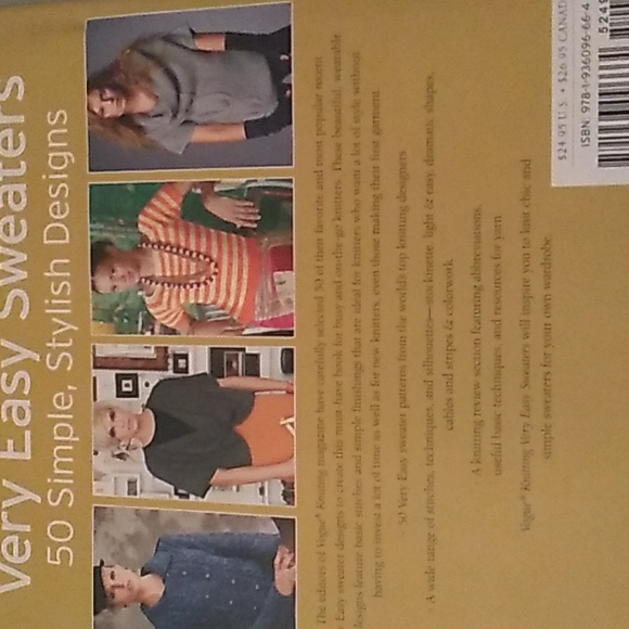 VOGUE Knitting Book 50 Simple Stylish Designs - Picture 4 of 9